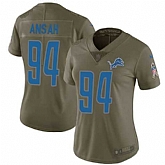 Women Nike Lions 94 Ziggy Ansah Olive Salute To Service Limited Jersey Dzhi,baseball caps,new era cap wholesale,wholesale hats
